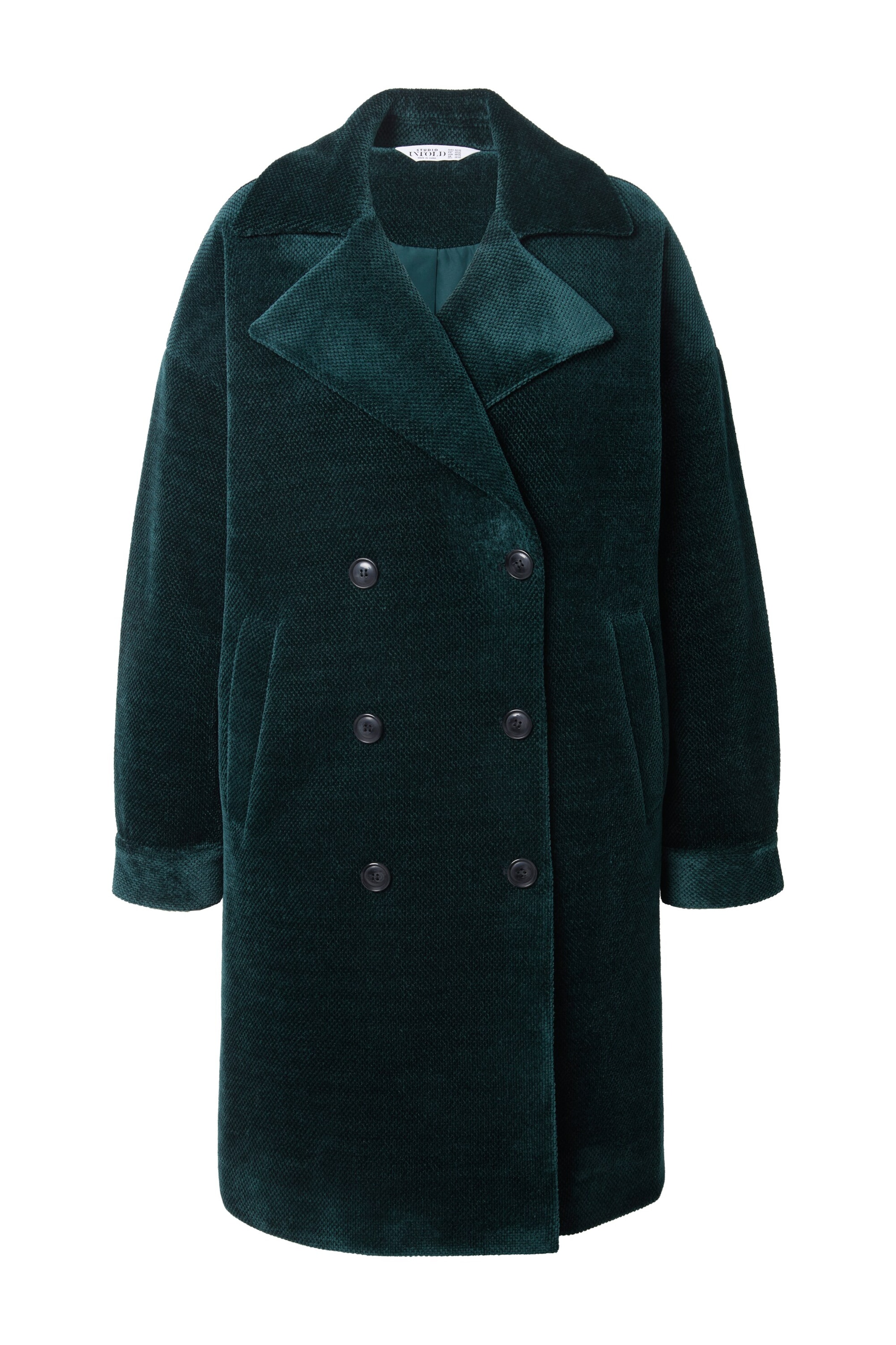 Studio Untold Wintermantel in Blauw: voorkant