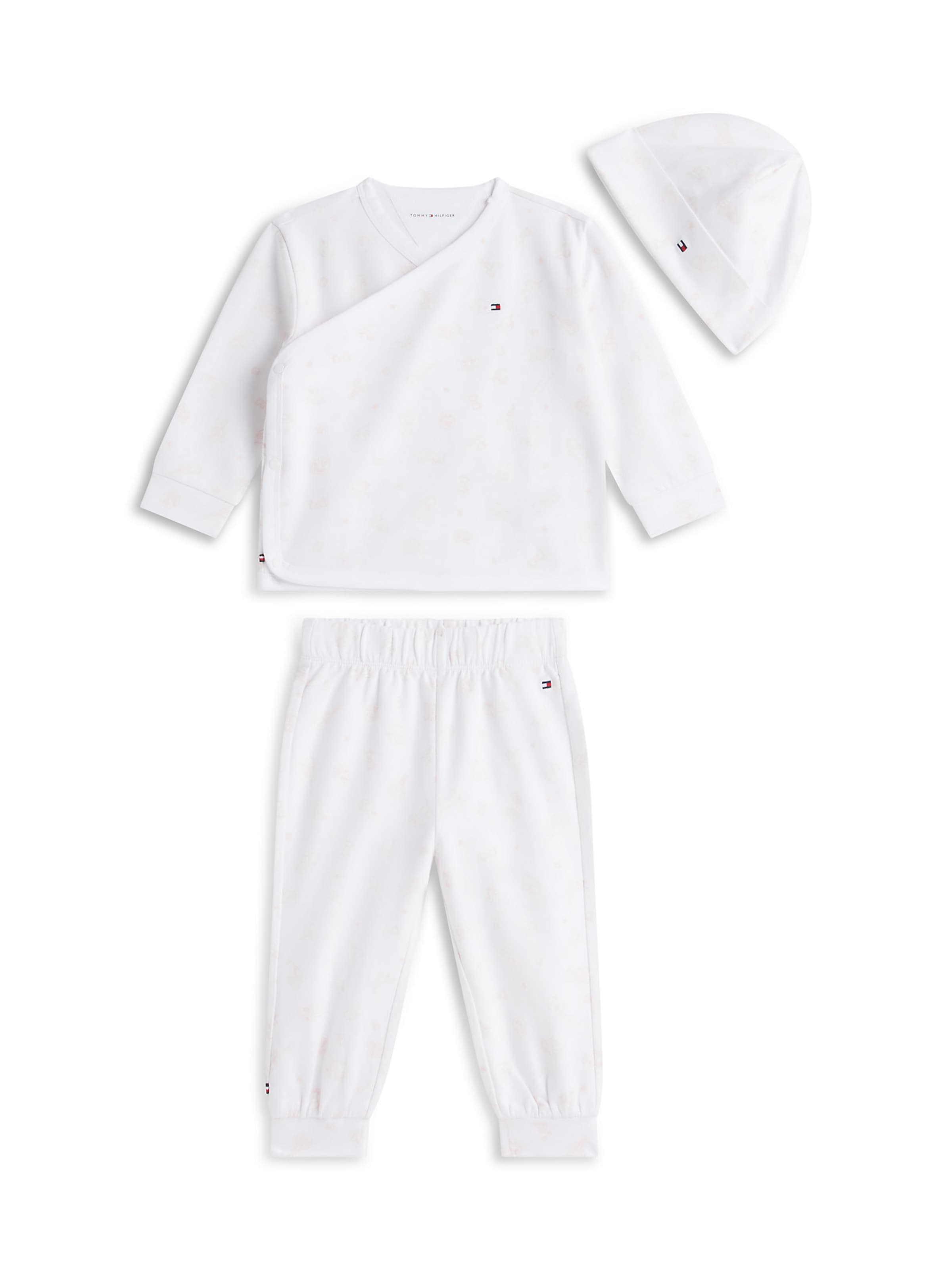 TOMMY HILFIGER Set en 56 en bleu marine / rouge vif / blanc, Vue avec produit