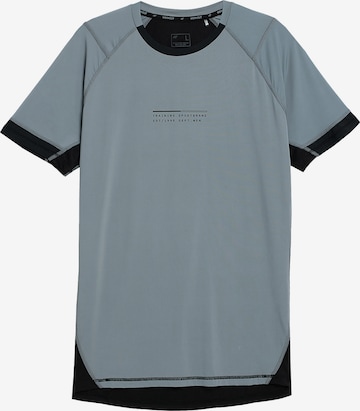 T-Shirt fonctionnel 4F en gris : devant