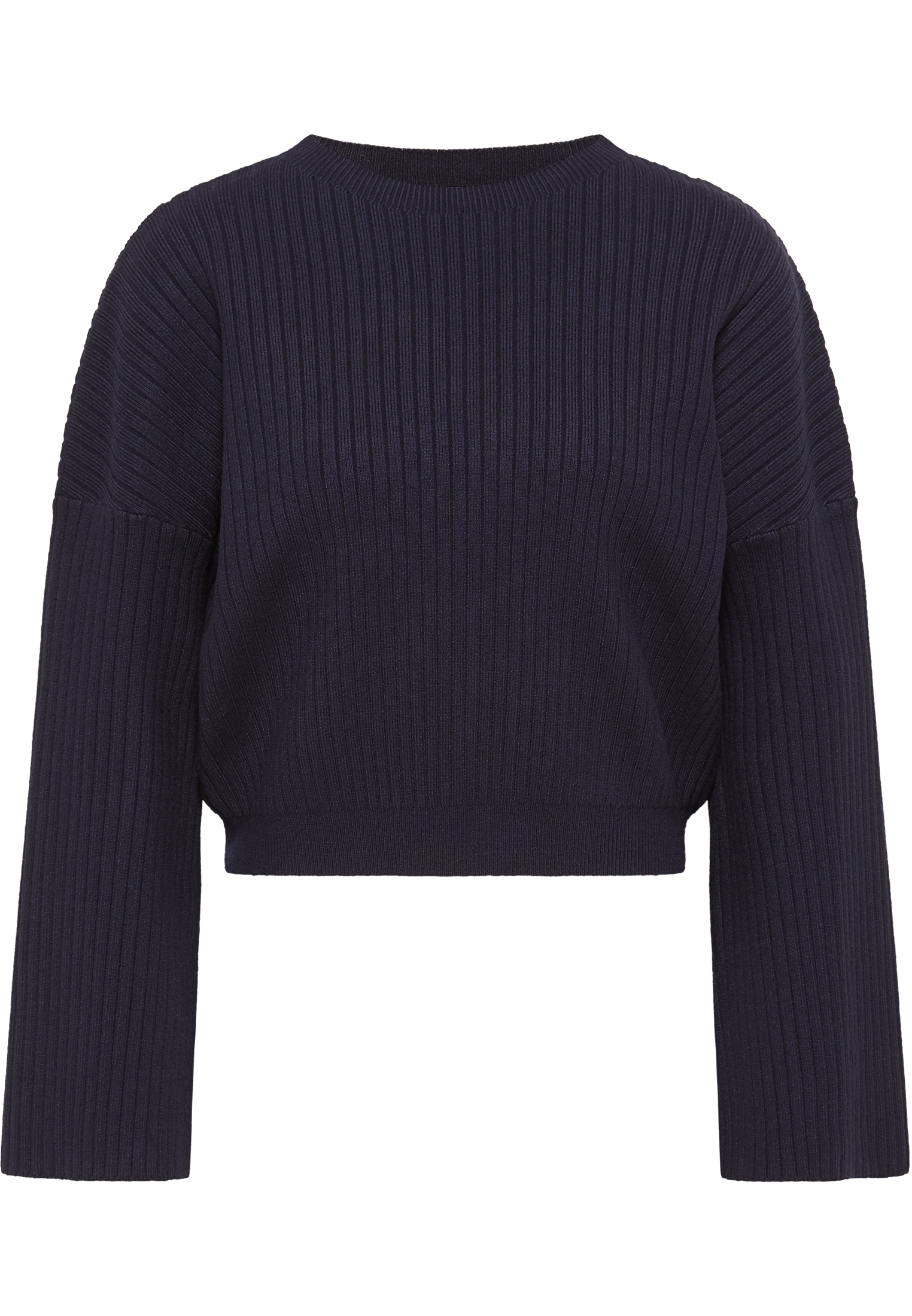 Donna Taglie comode DreiMaster Maritim Pullover in Blu Notte Donna Taglie comode DreiMaster Maritim Pullover in Blu Notte