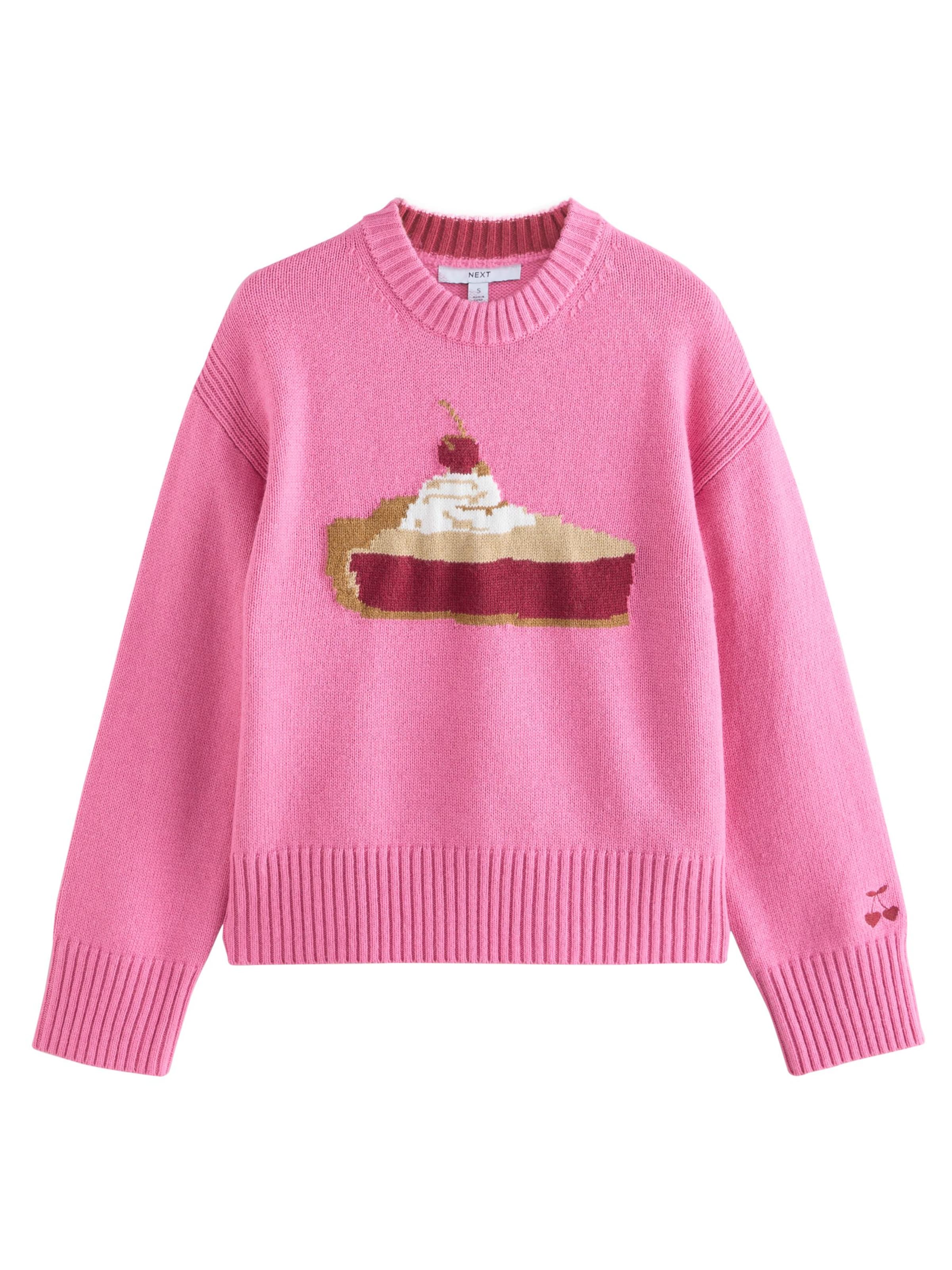 Next Džemperis, krāsa - gaiši rozā / tumši sarkans, Preces skats