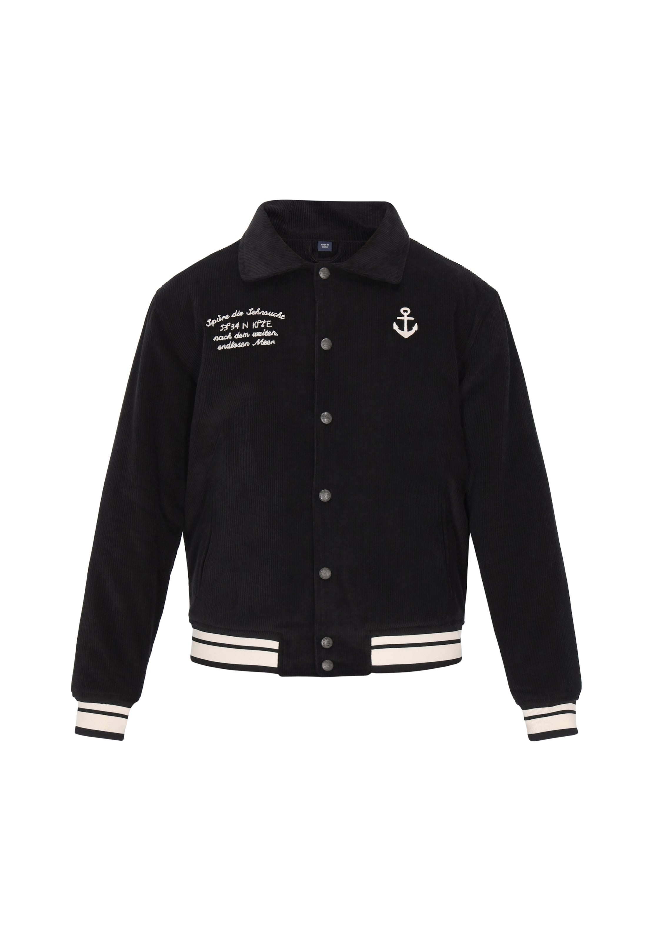 Veste mi-saison DreiMaster Vintage en noir : devant