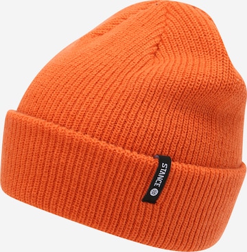 Stance Beanie in Orange: front