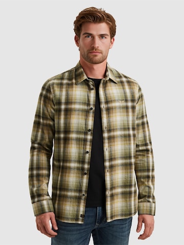 PME Legend Button Up Shirt 'Shirt with check pattern' in Green: front