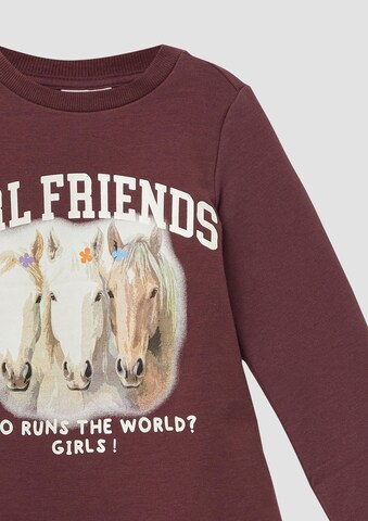 s.Oliver Sweatshirt in Rood