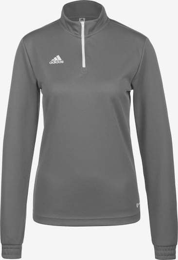 ADIDAS PERFORMANCE Sportska sweater majica 'Entrada 22 ' u siva / bijela, Pregled proizvoda