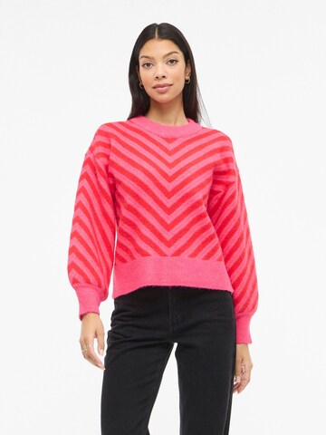 VILA Pullover 'VILUNA' i pink: forside