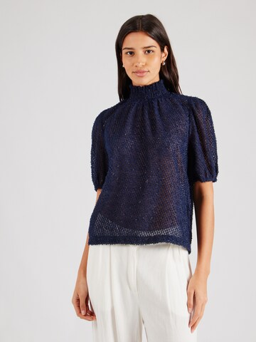 SAINT TROPEZ Blouse 'Helma' in Blue: front