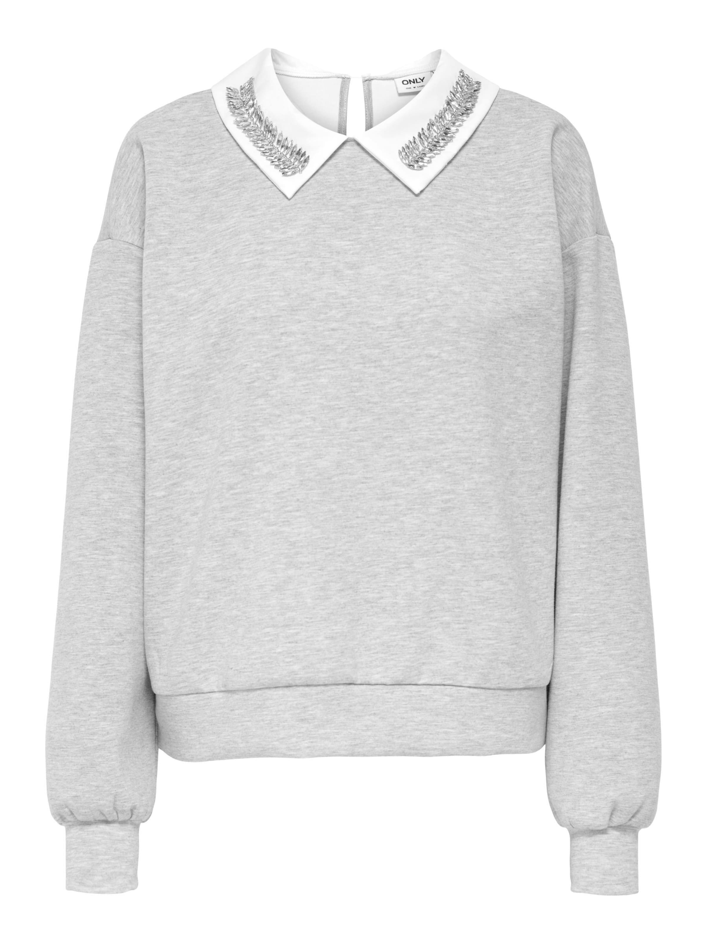 ONLY Sweatshirt 'ONLWillow' i grå: forside