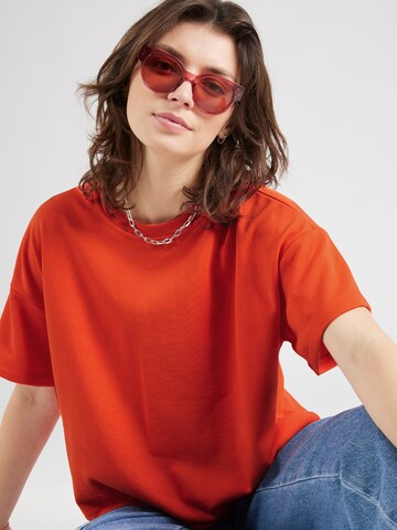 PIECESSweater majica 'CHILLI' - crvena boja