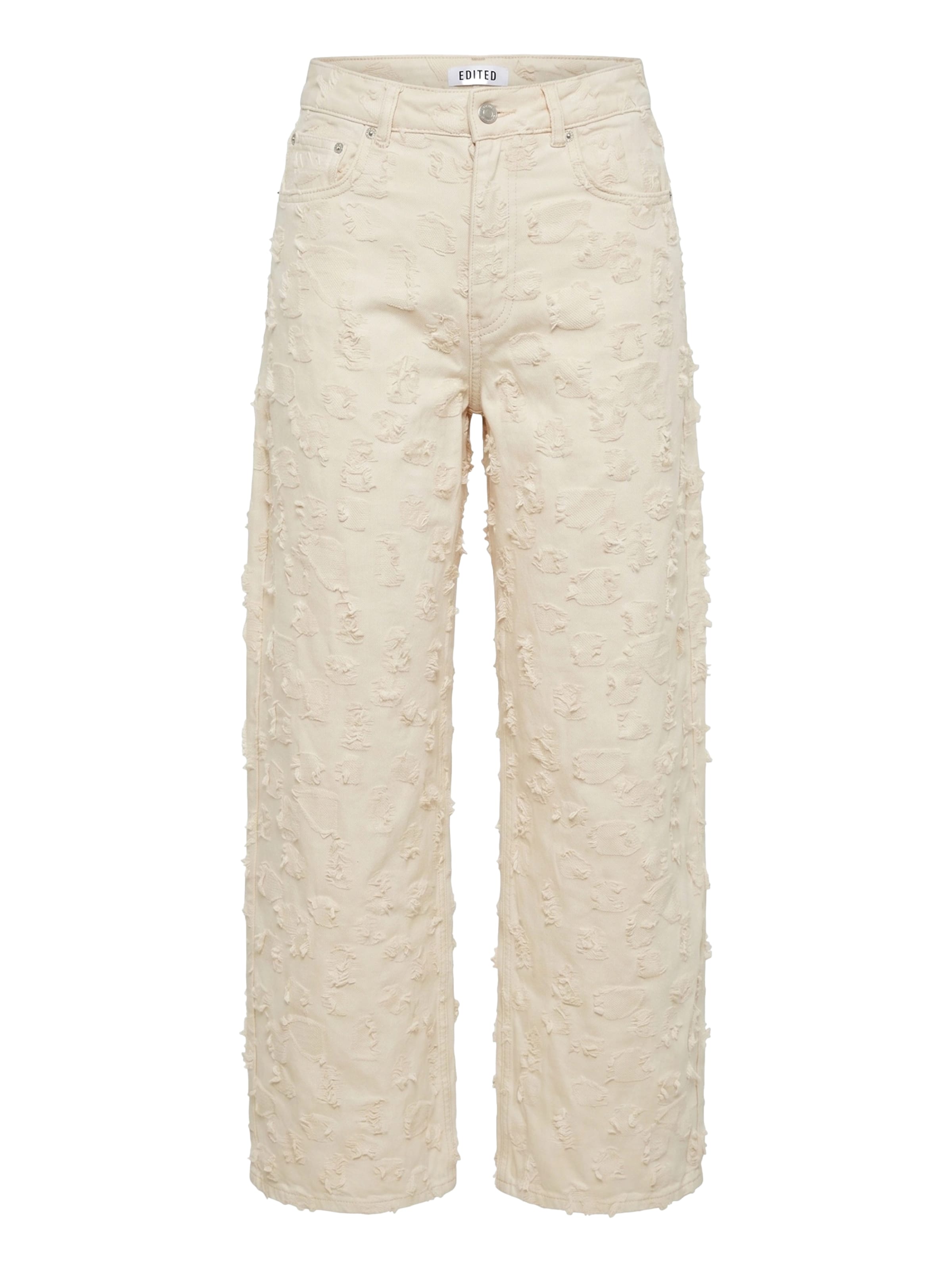 Barrel Jeans 'Theodora' di EDITED in beige: frontale