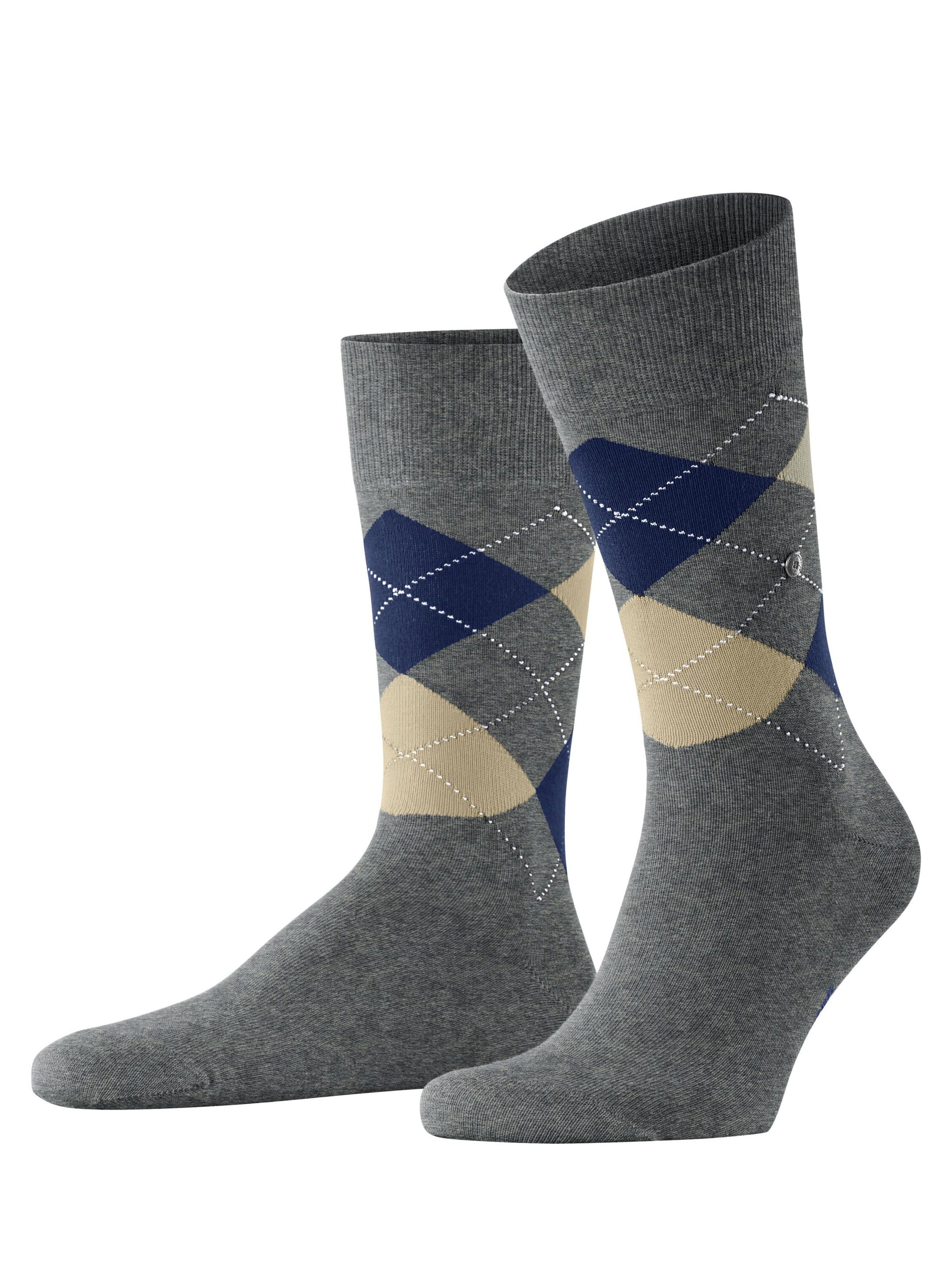 BURLINGTON Socks 'King' in Grey: front