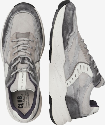 Voile blanche Platform trainers 'CLUB22.' in Grey: front