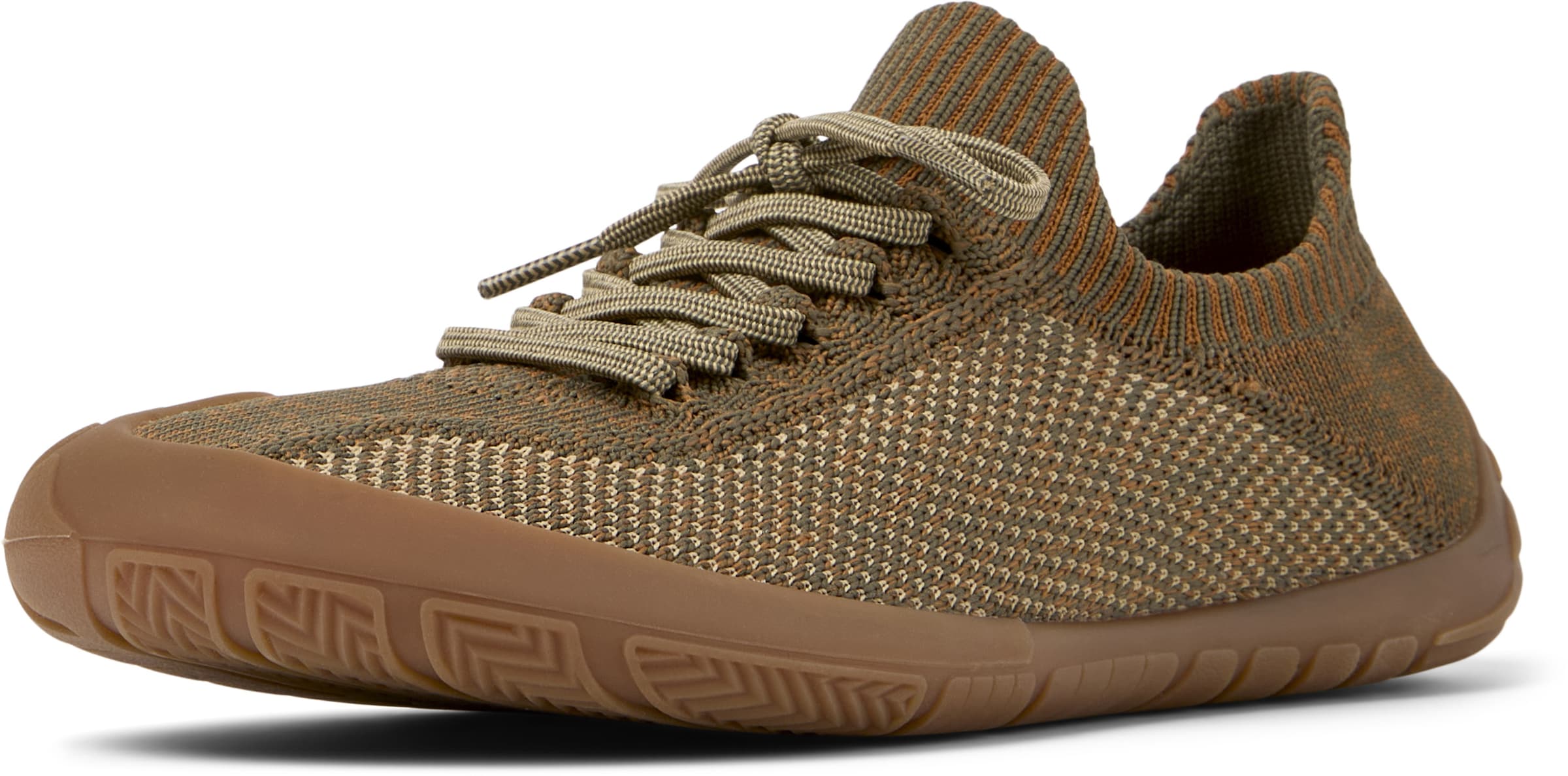 Sneaker bassa 'Path' di CAMPER in marrone: frontale