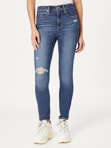 GAP Skinny Jeans in Blue: front