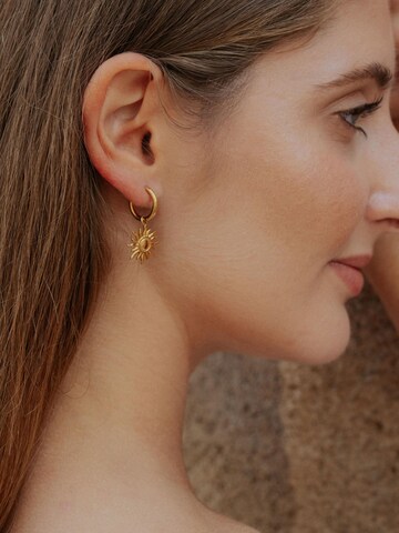 Akitsune Earrings 'Haven Earring Gold' in Gold