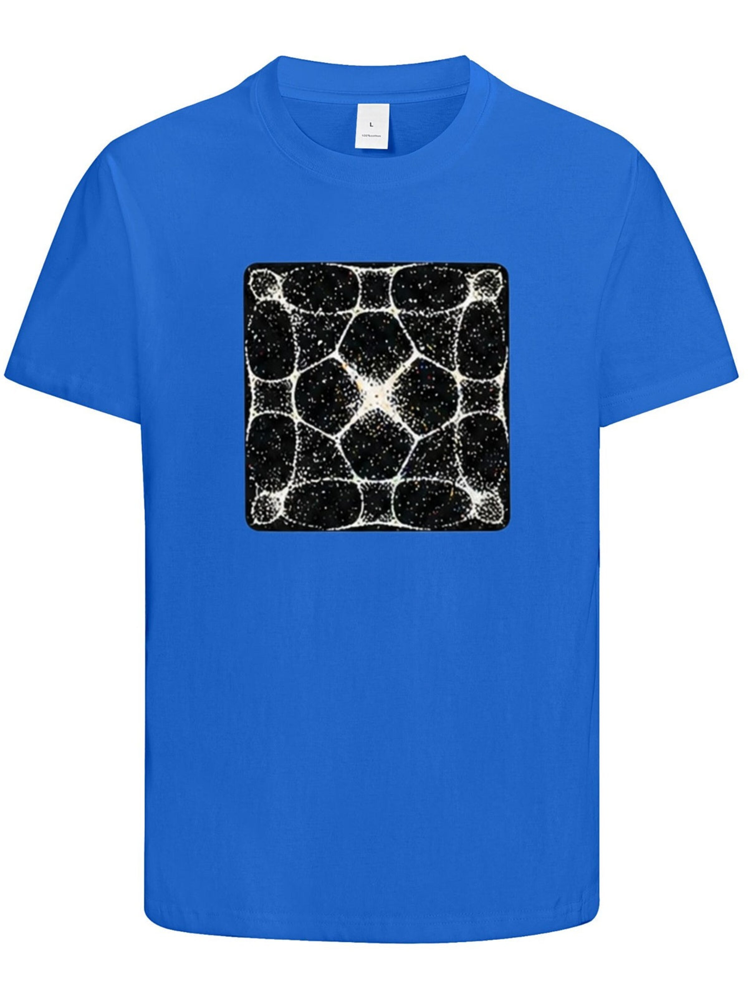 HUSKSWARE Shirt 'Grafik'‌‌‌‌‌‌‌‌‌‌ in Blau: Vorderseite