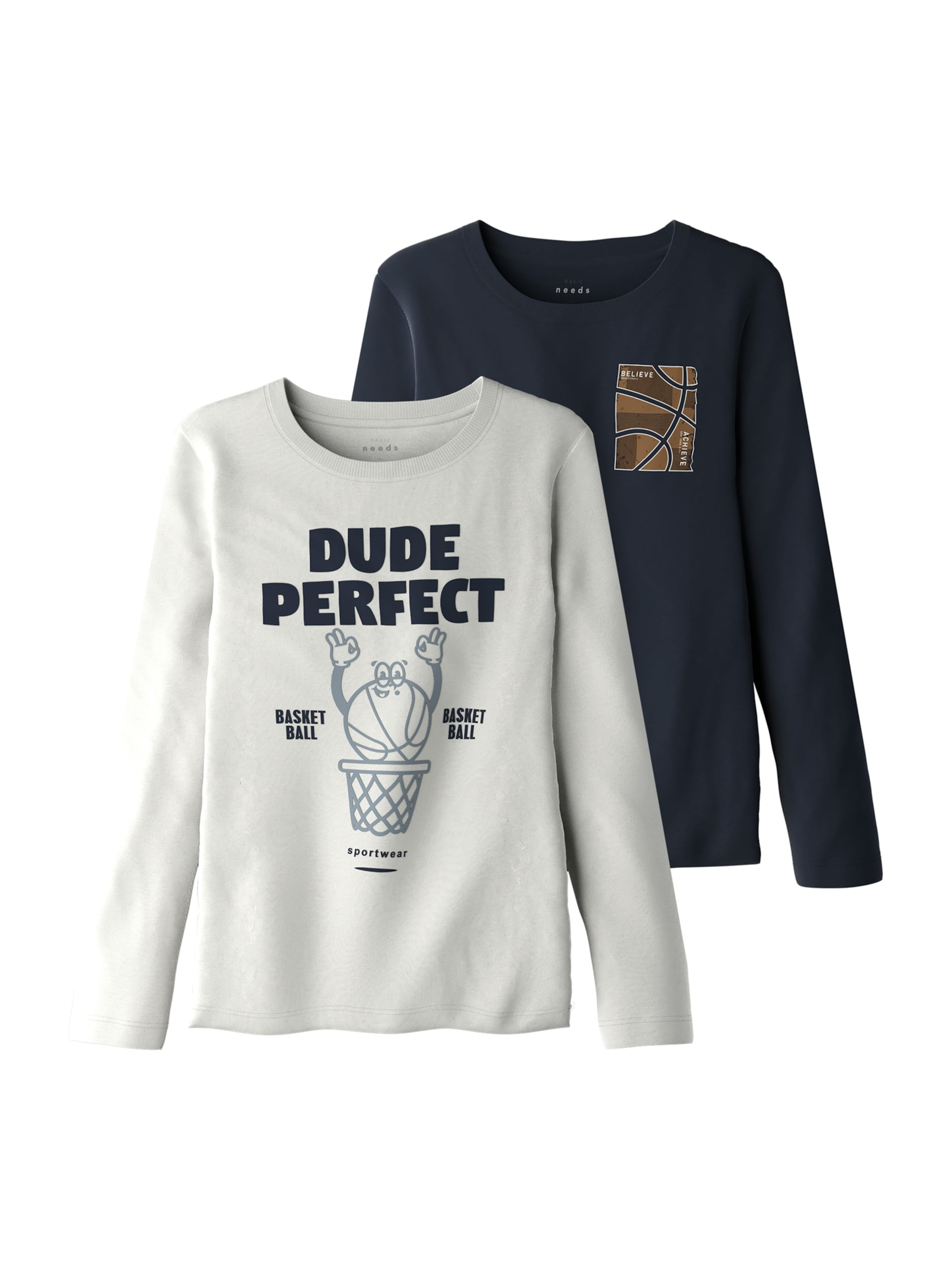 NAME IT Koszulka w kolorze niebieski: przód