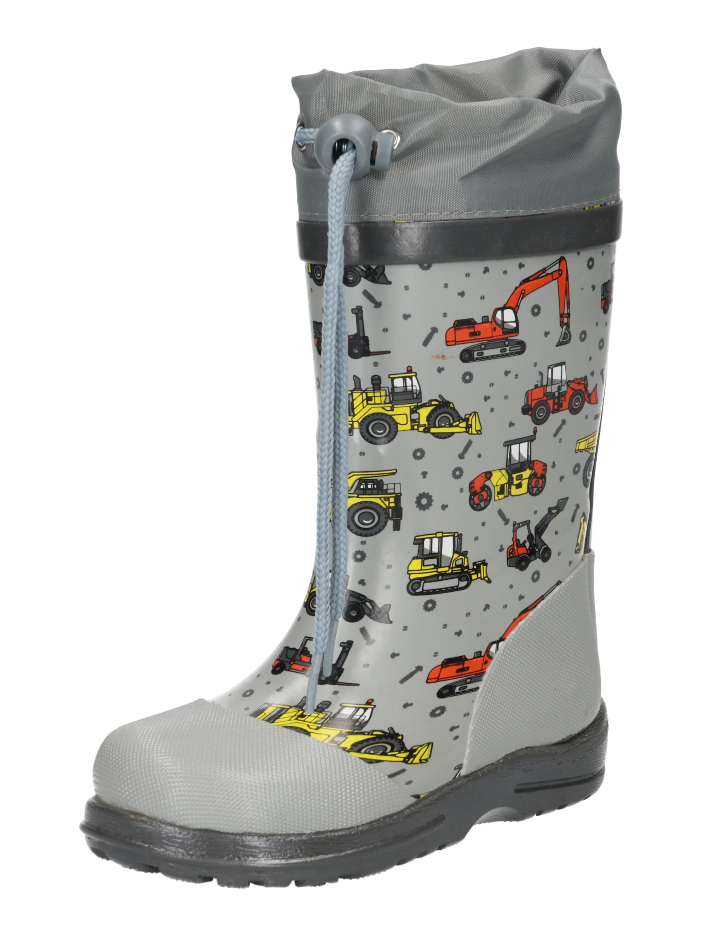 Bottes en caoutchouc 'Baustelle' BECK en gris : devant