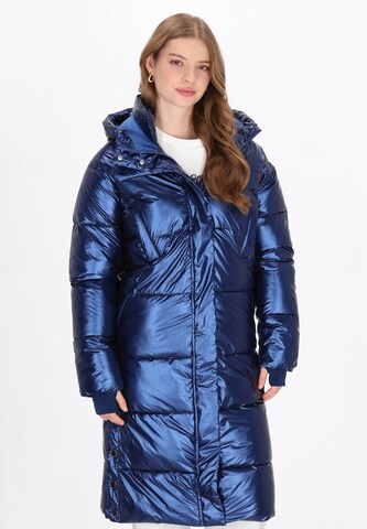 MYMO Wintermantel in Blauw: voorkant