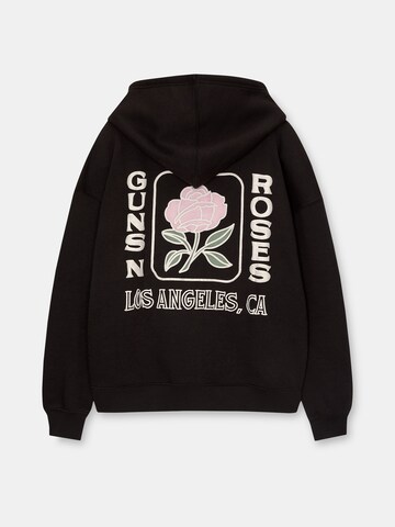 Sweat-shirt Pull&Bear en noir