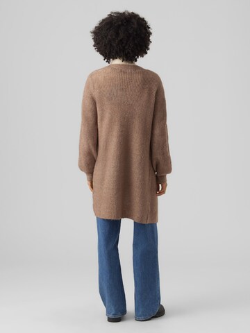 VERO MODA Knit cardigan 'Mili' in Brown