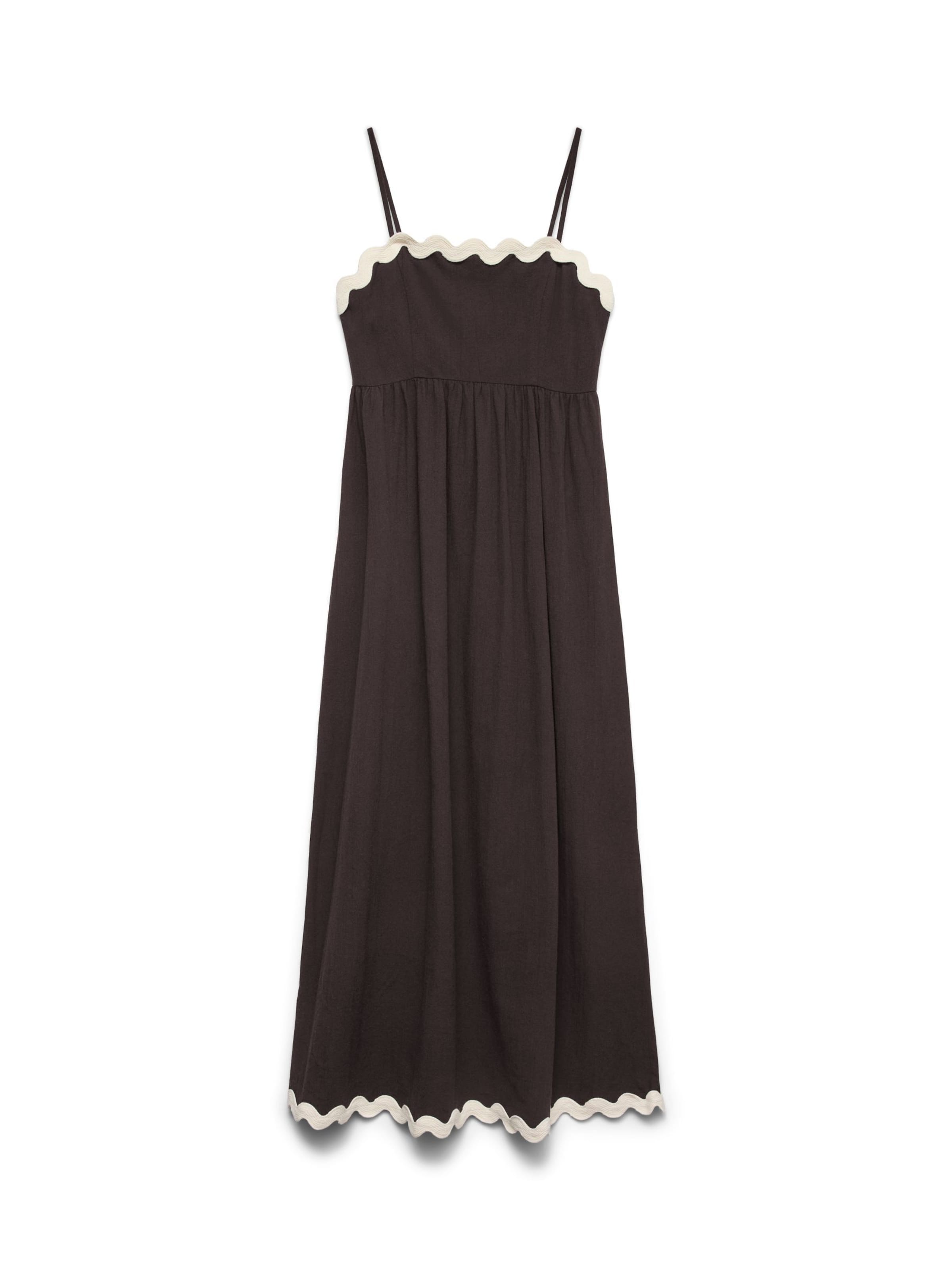 VERO MODA Jurk 'VMJenna' in Bruin: voorkant