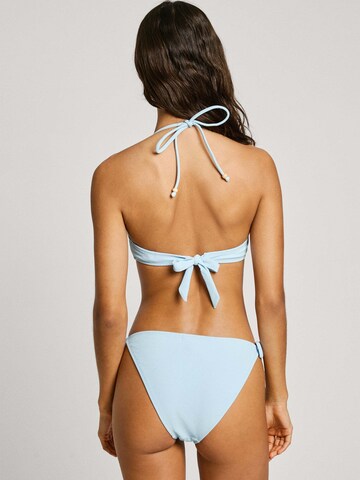 Pepe Jeans Triangel Bikinitop in Blauw