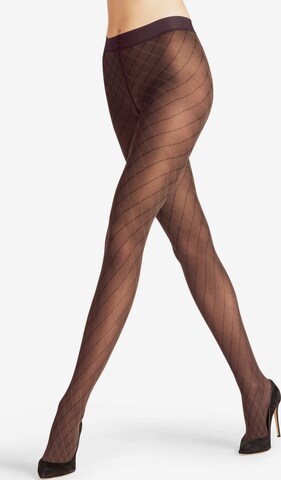FALKE Tights 'Intrigue' in Red: front