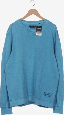 Marc O'Polo Sweatshirt & Zip-Up Hoodie in XXXL in Blue: front
