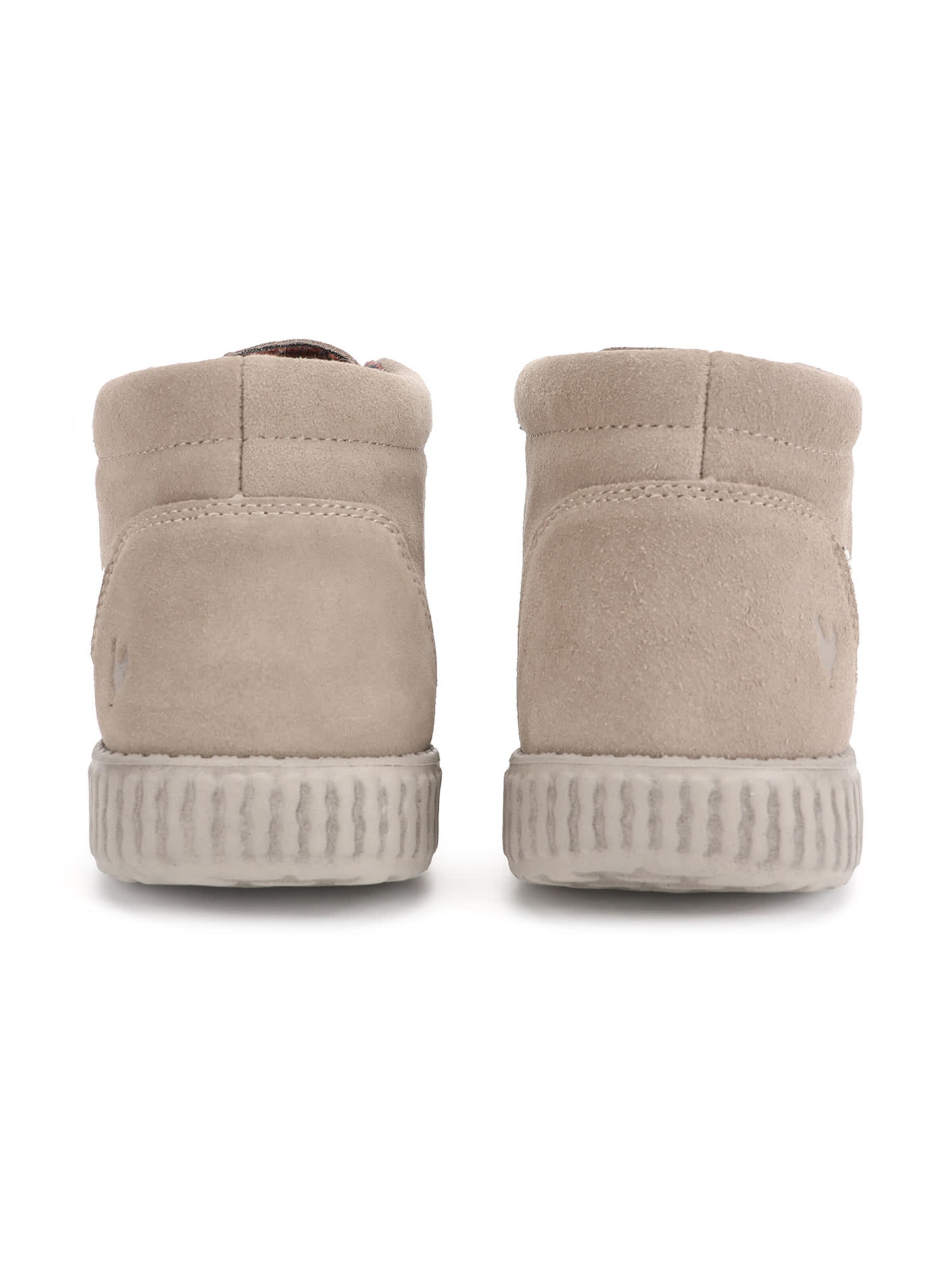 Walk In Pitas Lace-up boots 'Wallabee' in Beige: back