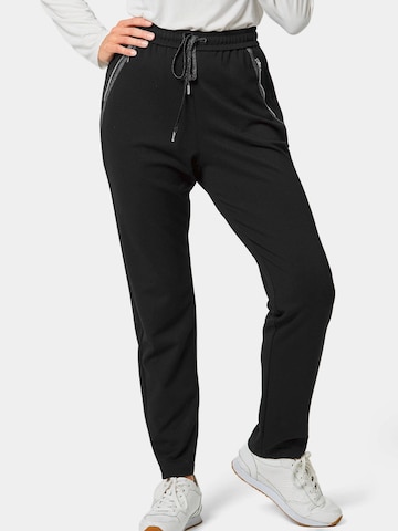 Regular Pantalon Goldner en noir : devant