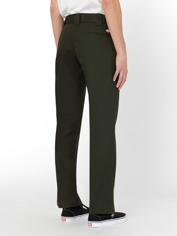 Regular Pantalon à plis DICKIES en vert