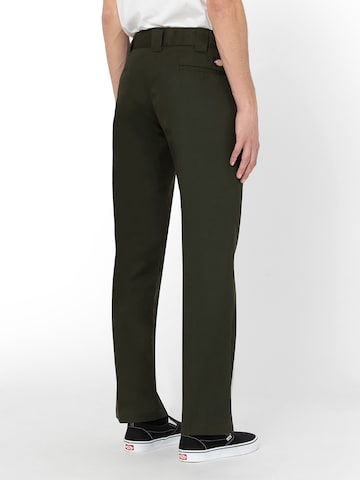 Regular Pantalon à plis DICKIES en vert