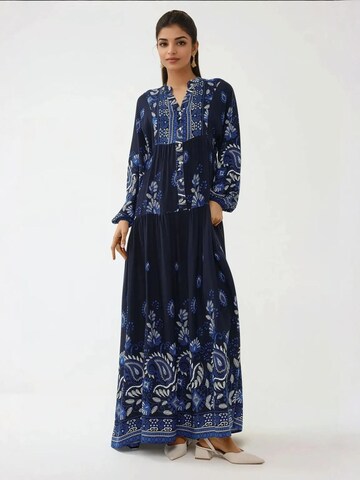 Hiccup - Vestido em azul: frente