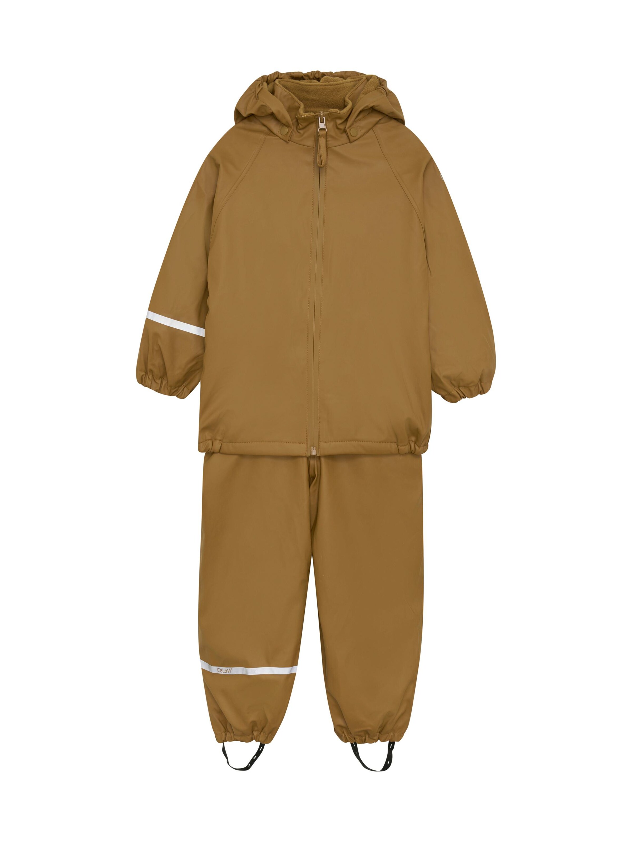 CeLaVi - Traje funcional 'Rainwear' en marrón: frente