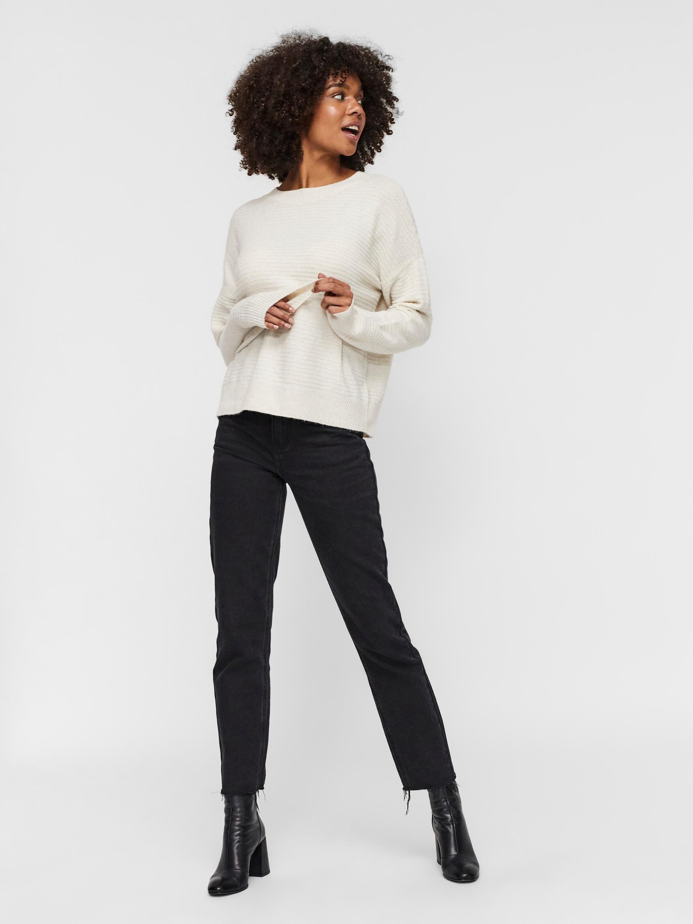 Frauen Pullover & Strick VERO MODA Pullover 'Doffy' in Wollweiß - JY94201 Frauen Pullover & Strick VERO MODA Pullover 'Doffy' in Wollweiß - JY94201