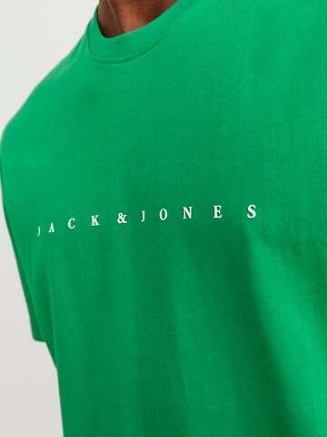 JACK & JONES Majica 'STAR' | zelena barva