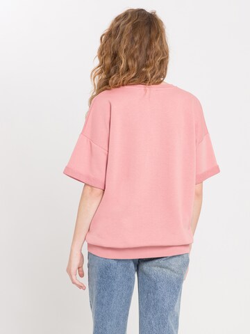 Cross Jeans Sweatshirt in Pink