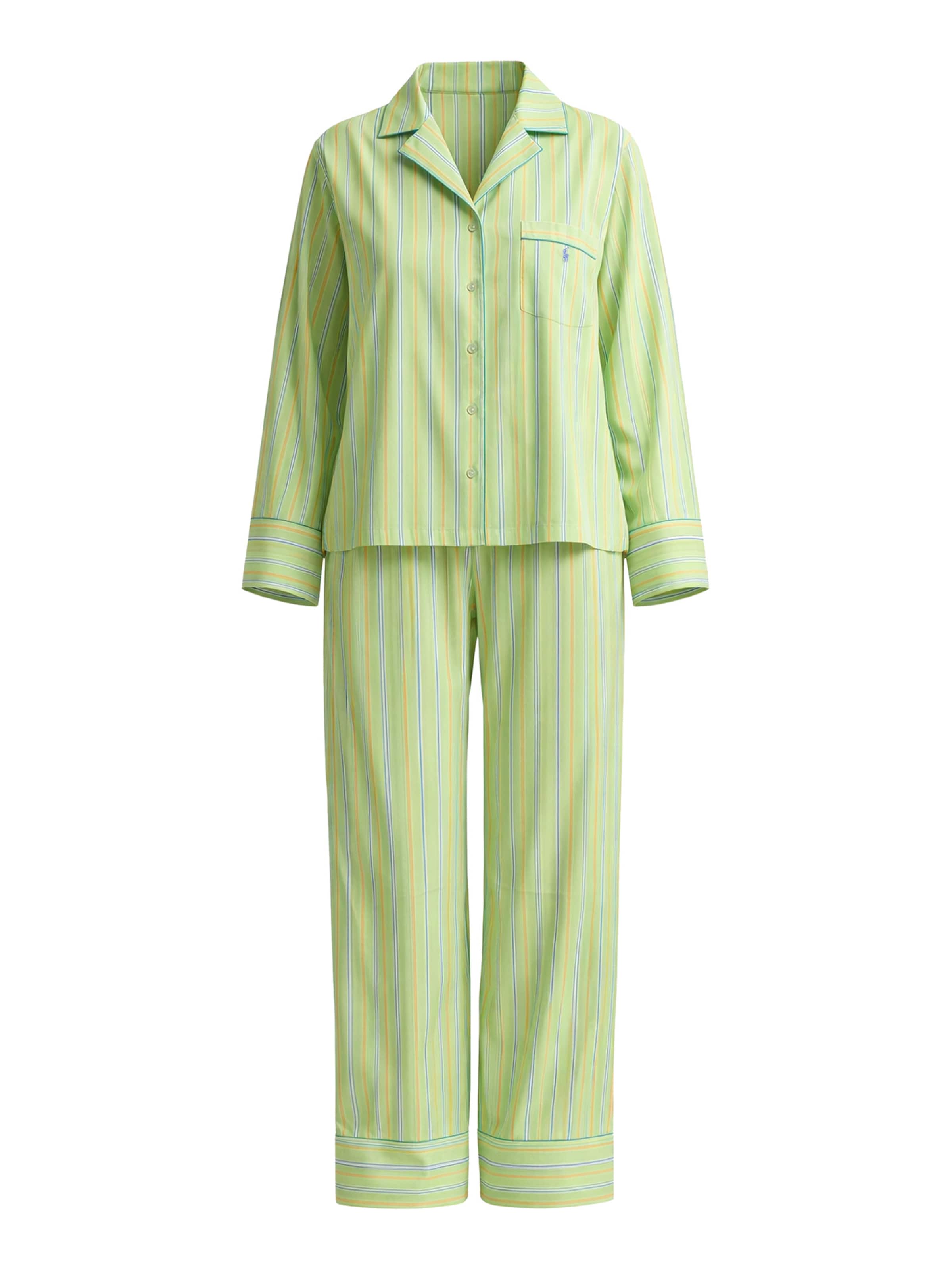 Pyjama ' Shirting Stripes ' Polo Ralph Lauren en jaune : devant