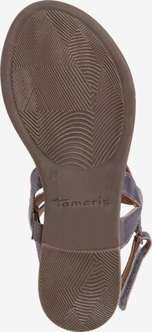 TAMARIS T-bar sandals in Grey