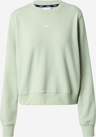 NIKE Athletic Sweatshirt 'One' in Green: front