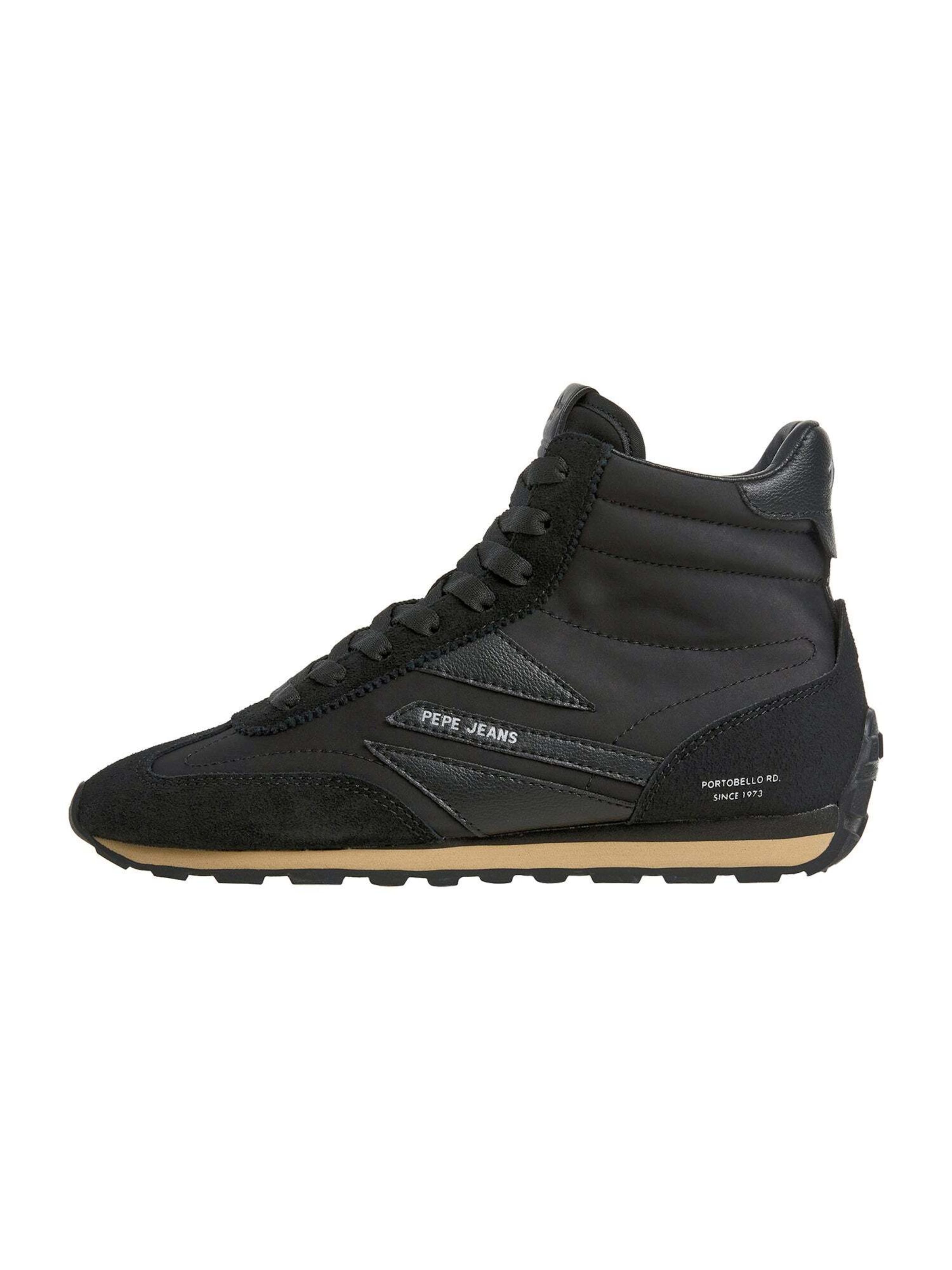 Pepe Jeans Sneaker  'Jane Nice' in Schwarz: Vorderseite