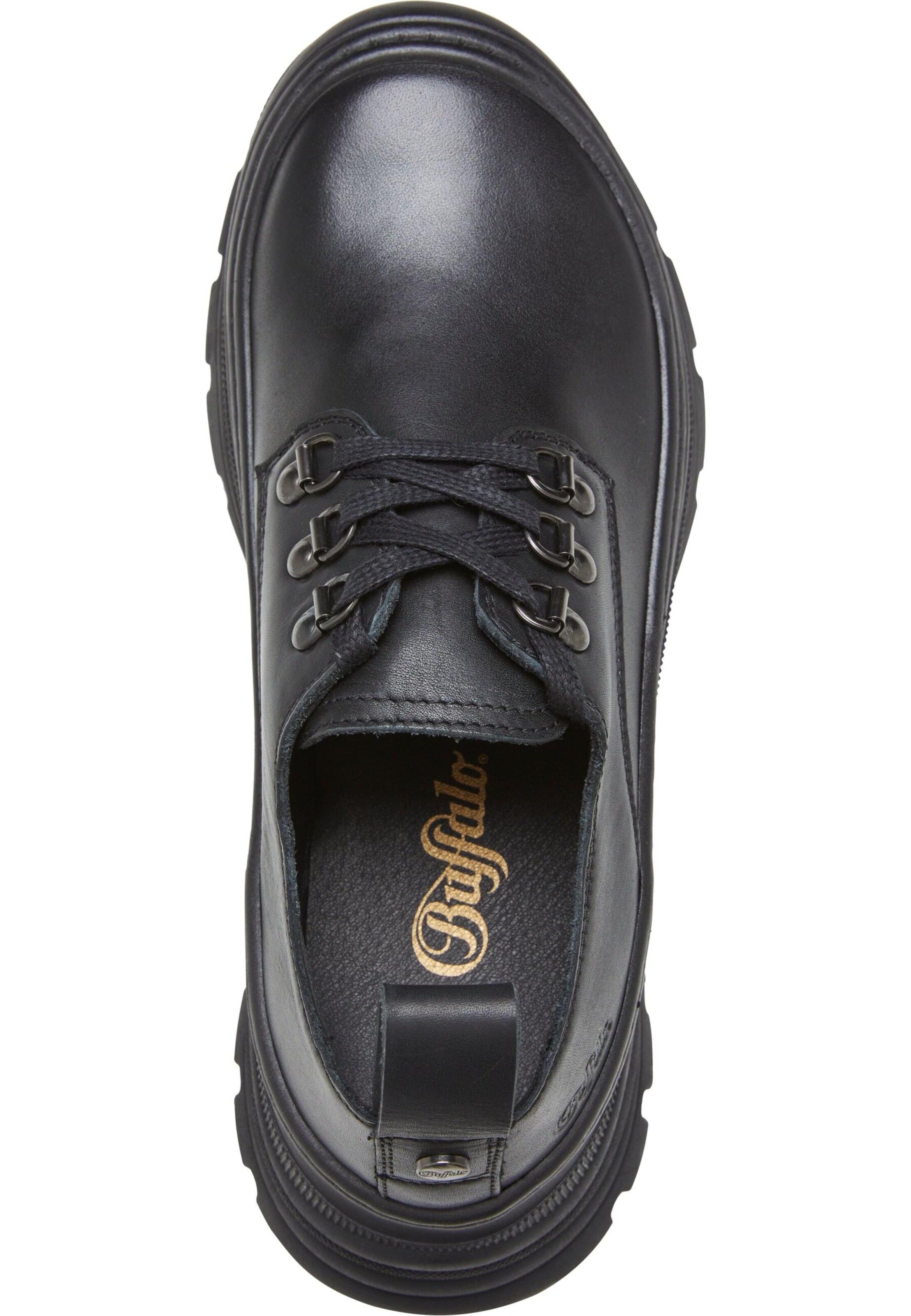 BUFFALO Schnürschuh in Schwarz
