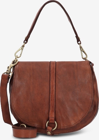 Campomaggi Shoulder Bag in Brown: front