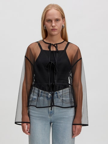 EDITEDBluza 'Cathy' - crna boja: prednji dio