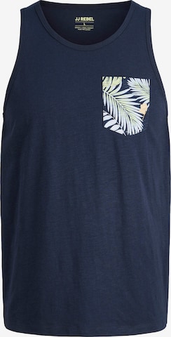 JJ Rebel Tričko 'JREBRUSSEL FLOWER' – modrá: přední strana