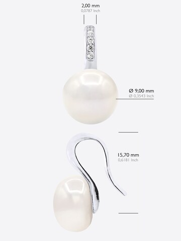 Ateliers Saint Germain Earrings 'Leucate' in White