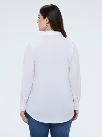 Chemisier Fiorella Rubino en blanc