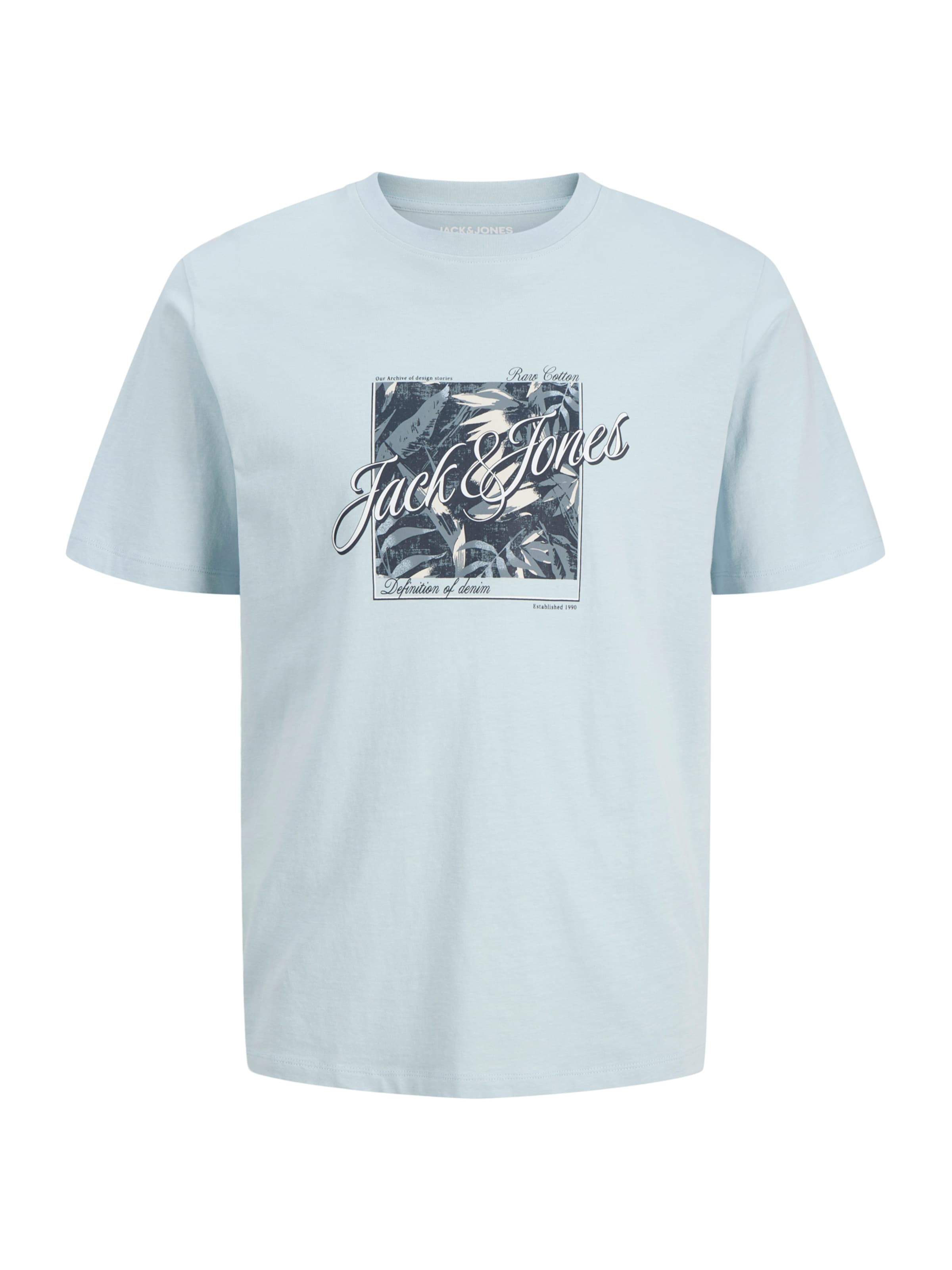 Jack & Jones Junior - Camiseta 'JJHONOLULU' en azul: frente